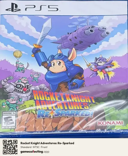 Rocket Knight Adventures: Re-Sparked PlayStation 5, NTSC box front