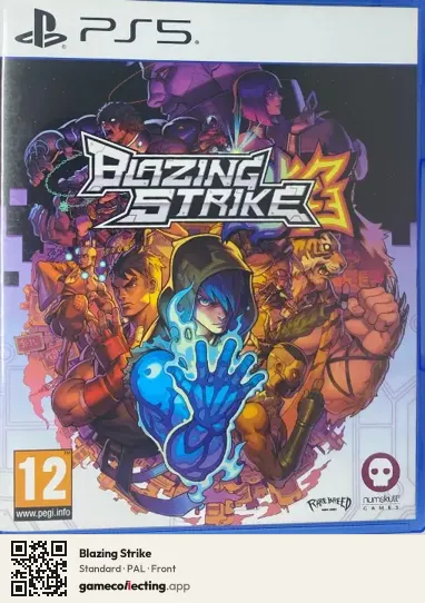Blazing Strike PlayStation 5, PAL box front