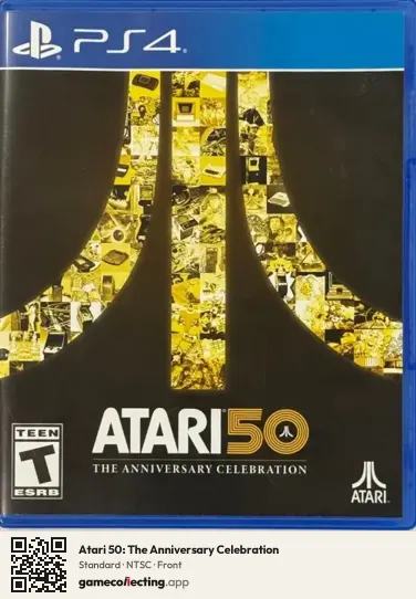 Atari 50: The Anniversary Celebration PlayStation 4, NTSC box front