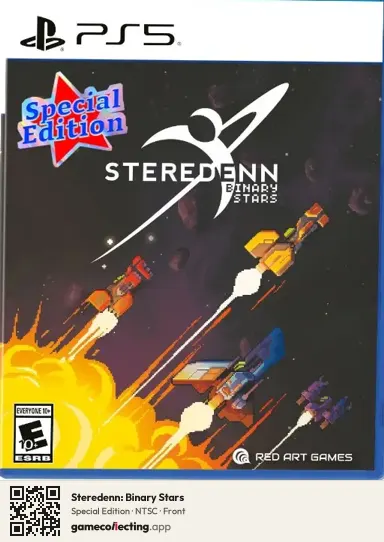 Steredenn: Binary Stars PlayStation 5, NTSC box front