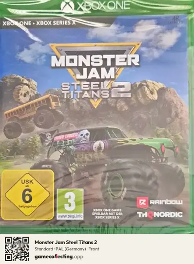 Monster Jam Steel Titans 2 Xbox One, Germany box front