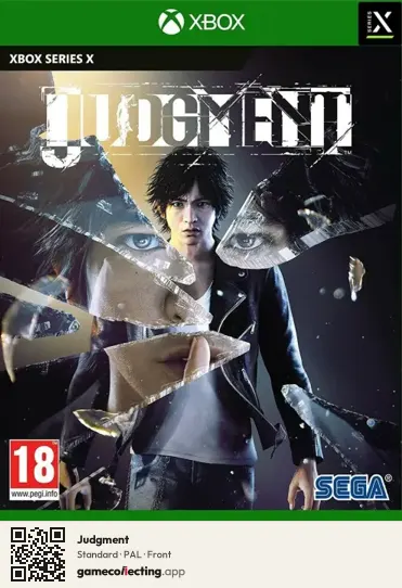 Judgment Xbox Series X, PAL box front
