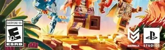 LEGO Horizon Adventures, the ESRB box on its front