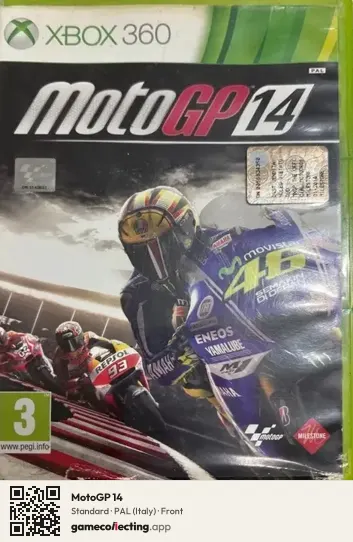 MotoGP 14 Xbox 360, Italy box front