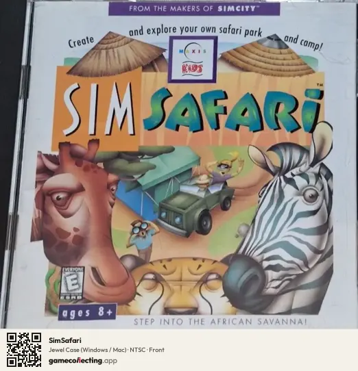 SimSafari Computer, NTSC box front
