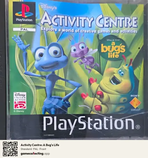 Activity Centre: A Bug's Life PlayStation, PAL box front