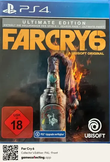 Far Cry 6 PlayStation 4, PAL box front