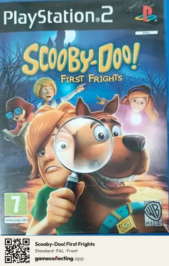 Scooby-Doo! First Frights PlayStation 2, PAL box front