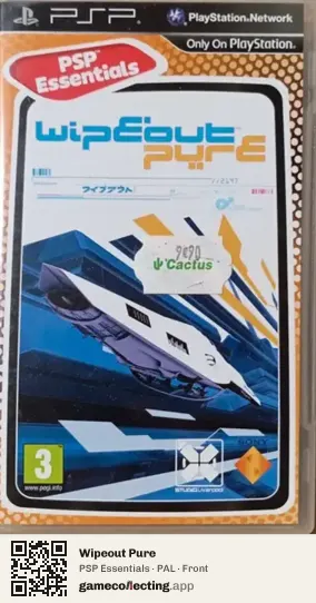 Wipeout Pure PlayStation Portable, PAL box front