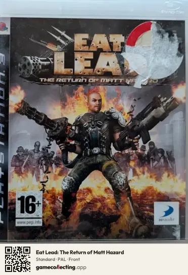 Eat Lead: The Return of Matt Hazard PlayStation 3, PAL box front