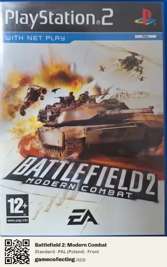 Battlefield 2: Modern Combat PlayStation 2, Poland box front