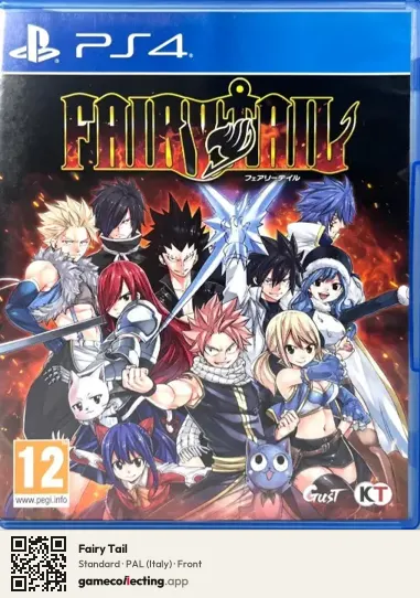 Fairy Tail PlayStation 4, Italy box front