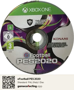 eFootball PES 2020 Xbox One, PAL disc