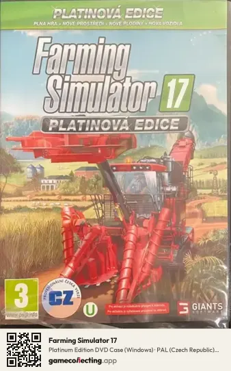 Farming Simulator 17 Computer, Czech Republic box front