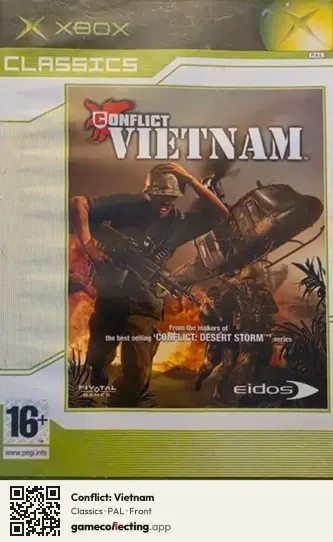 Conflict: Vietnam Xbox, PAL box front