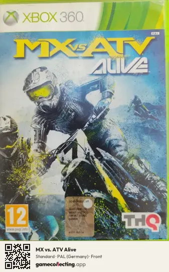 MX vs. ATV Alive Xbox 360, Germany box front
