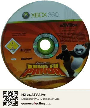MX vs. ATV Alive Xbox 360, PAL disc