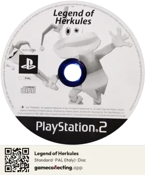 Legend of Herkules PlayStation 2, PAL disc