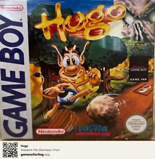 Hugo Game Boy, Germany box front
