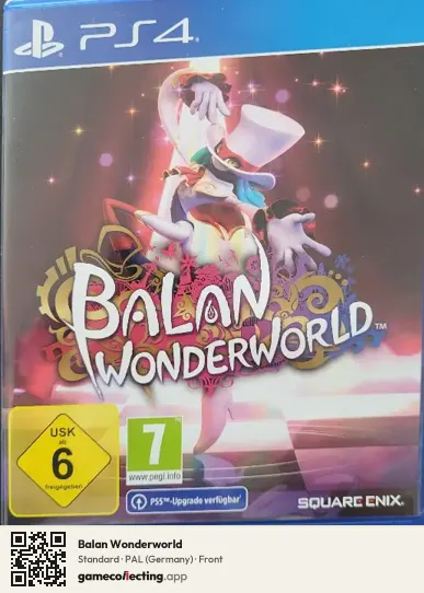 Balan Wonderworld PlayStation 4, Germany box front