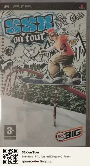 SSX on Tour PlayStation Portable, United Kingdom box front
