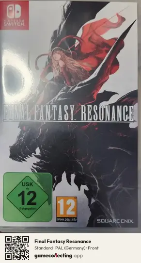 Final Fantasy Resonance Nintendo Switch, Germany box front