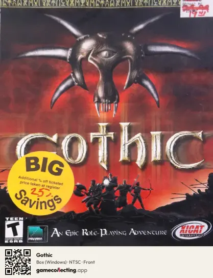 Gothic Computer, NTSC box front
