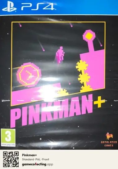 Pinkman+ PlayStation 4, PAL box front