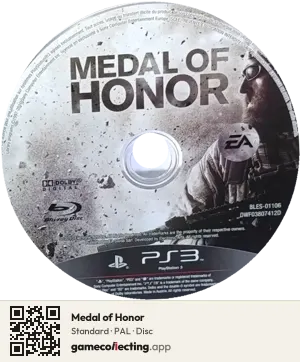 Medal of Honor PlayStation 3, PAL disc