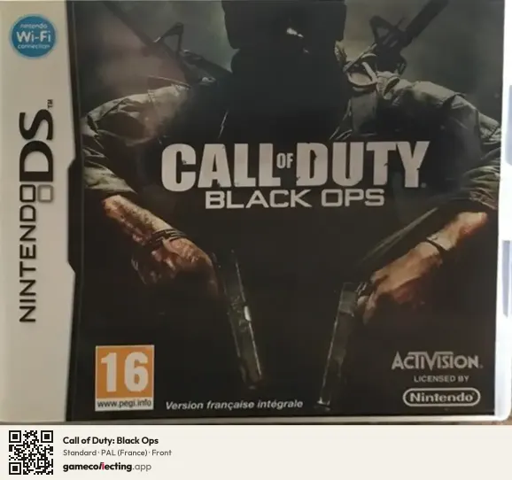 Call of Duty: Black Ops Nintendo DS, France box front