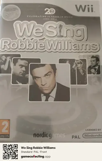 We Sing Robbie Williams Nintendo Wii, PAL box front