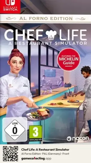 Chef Life: A Restaurant Simulator Nintendo Switch, Germany box front