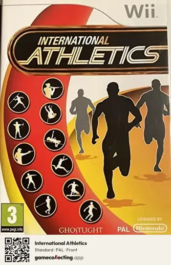 International Athletics Nintendo Wii, PAL box front