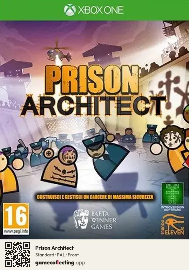 Prison Architect Xbox One, PAL box front