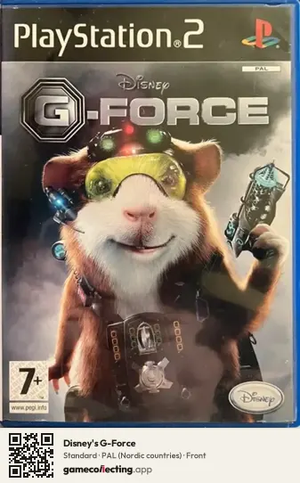 Disney's G-Force PlayStation 2, Nordic countries box front