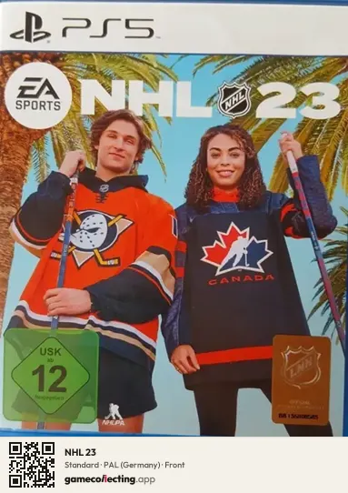 NHL 23 PlayStation 5, Germany box front