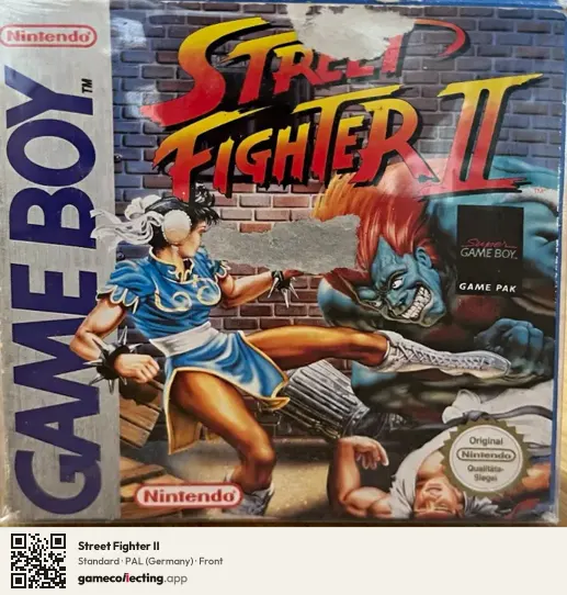 Street Fighter II Game Boy, Germany box front
