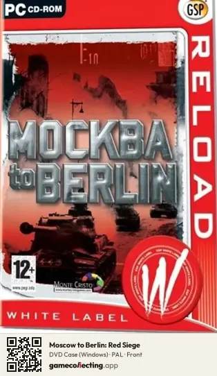 Moscow to Berlin: Red Siege Computer, PAL box front