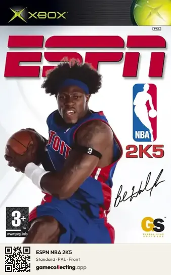 ESPN NBA 2K5 Xbox, PAL box front