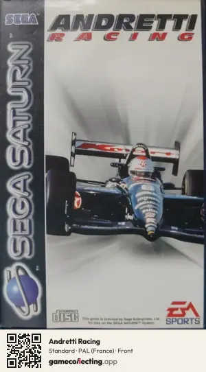 Andretti Racing Sega Saturn, France box front