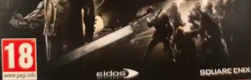 Deus Ex: Mankind Divided, the PEGI square on its front