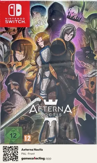 Aeterna Noctis Nintendo Switch, PAL box front