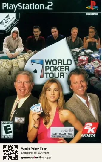 World Poker Tour PlayStation 2, NTSC box front