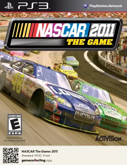 NASCAR The Game: 2011 PlayStation 3, NTSC box front