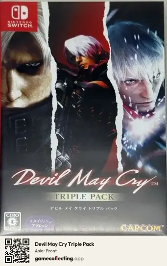 Devil May Cry Triple Pack Nintendo Switch, Asia box front