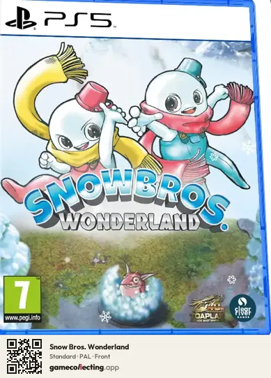 Snow Bros. Wonderland PlayStation 5, PAL box front