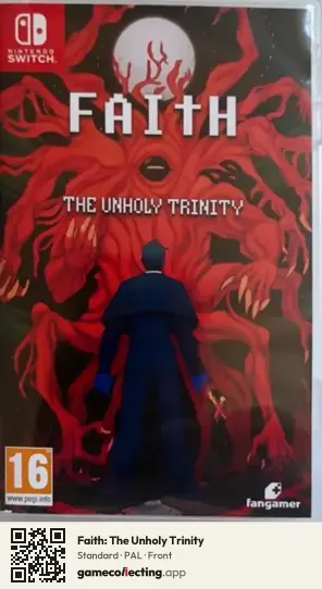 Faith: The Unholy Trinity Nintendo Switch, PAL box front
