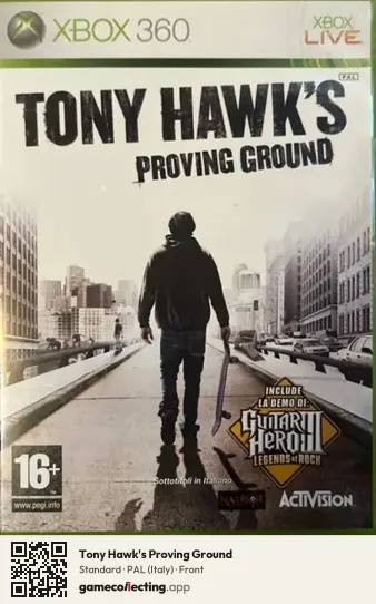Tony Hawk's Proving Ground Xbox 360, Italy box front