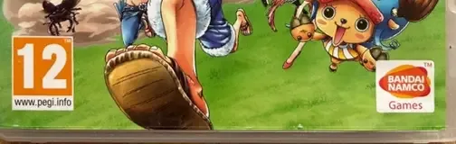 One Piece: Unlimited World Red, the PEGI square on its front