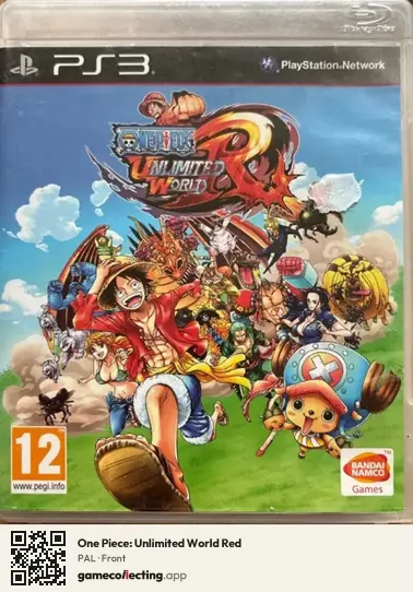 One Piece: Unlimited World Red PlayStation 3, PAL box front